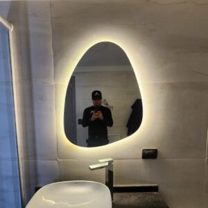 Espejo forma Irregular Modelo 10 + Luz LED