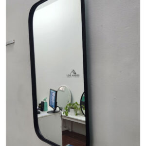 Espejo Rectangular Marco de PVC Simil Hierro