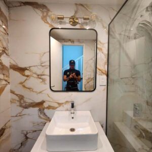 Espejo Rectangular Marco de PVC