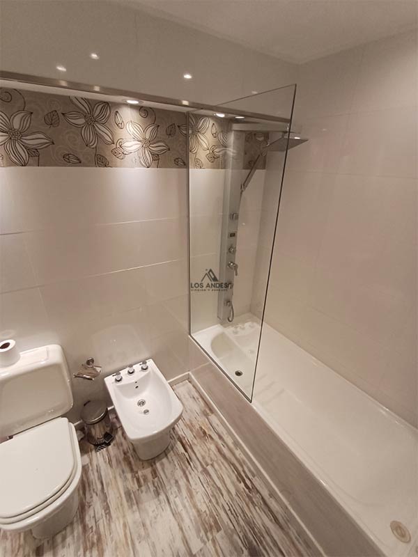 Mamparas de Paño Fijo sobre Bañera con Vidrio Laminado - Imagen 11