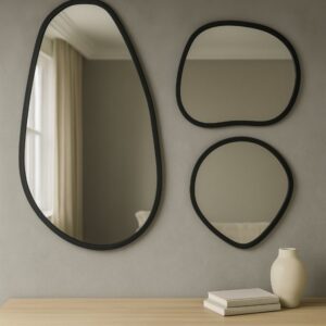 KitX3 Irregular M24 de Marco PVC negro para colgar 33x60cm / 30x31cm / 39x35cm #80