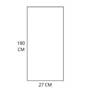 Vidrio – Incoloro – 27cm x 180cm #86